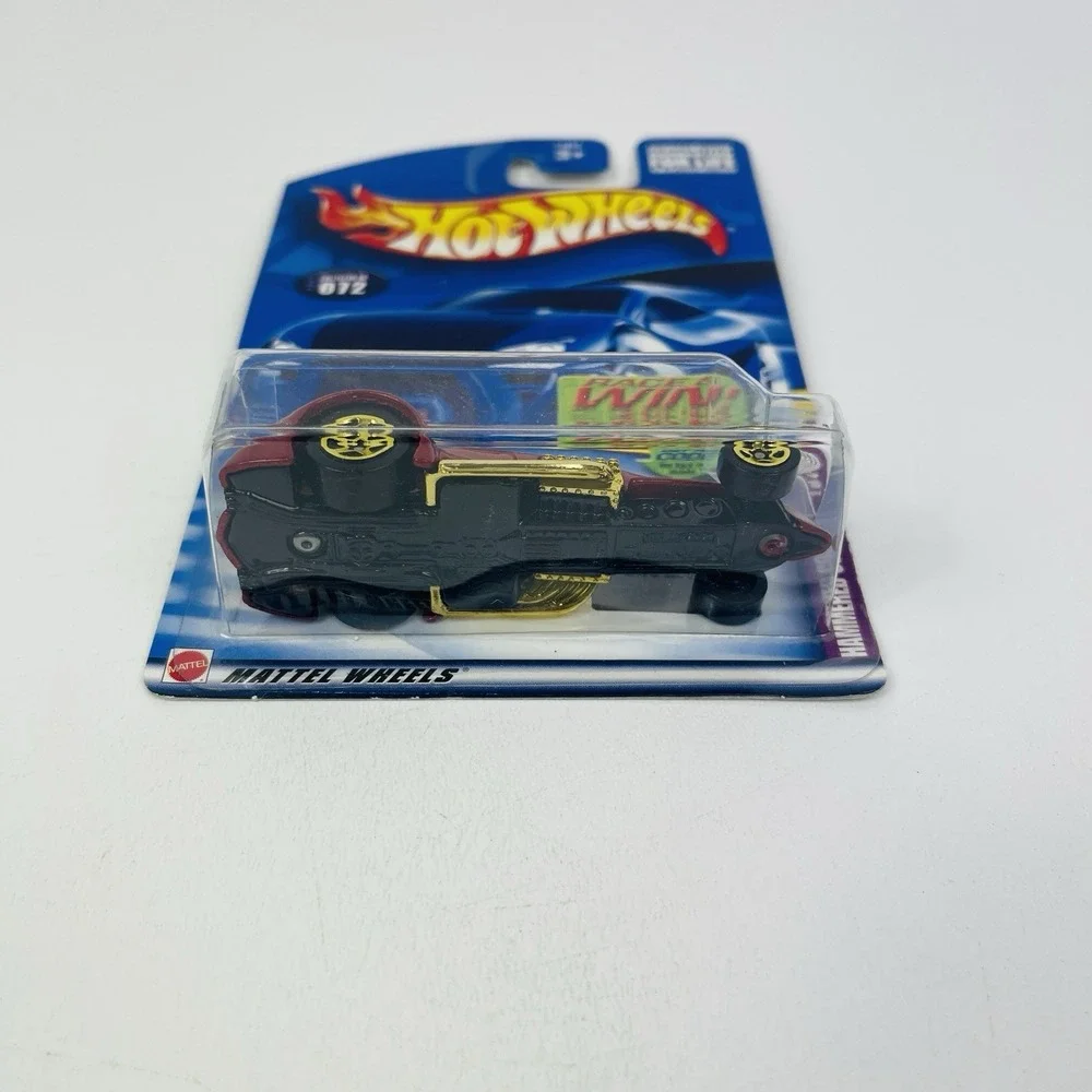 2002 Hot Wheels Trump Cars 2/4 Red Hammered Coupe Joker 1/64 Collector #72